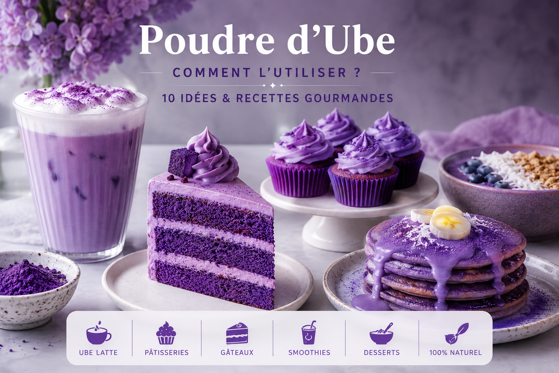 Poudre d'Ube : comment l'utiliser ? 10 idées et recettes gourmandes