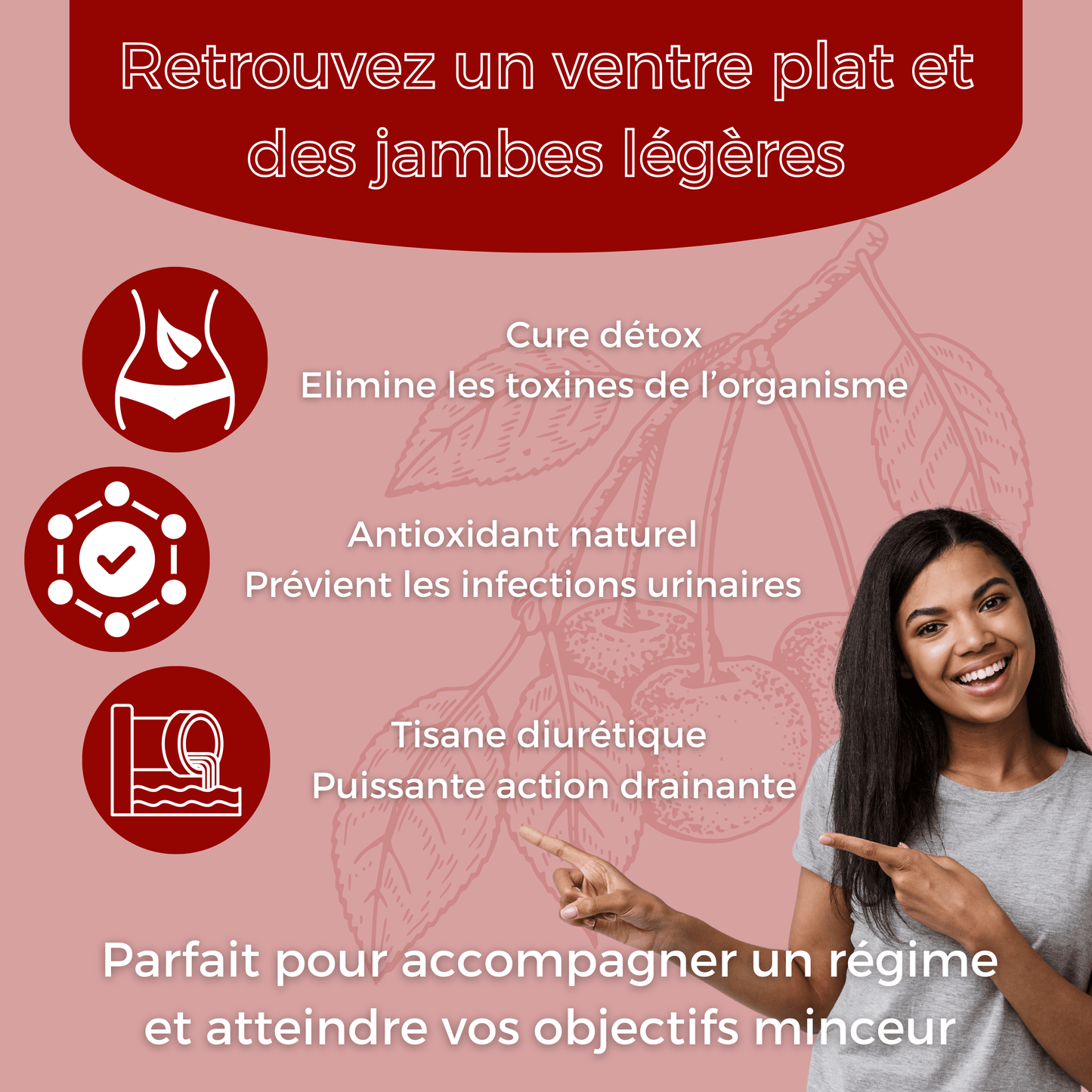 Queues de Cerises — Tisane Drainante & Détox | 100g