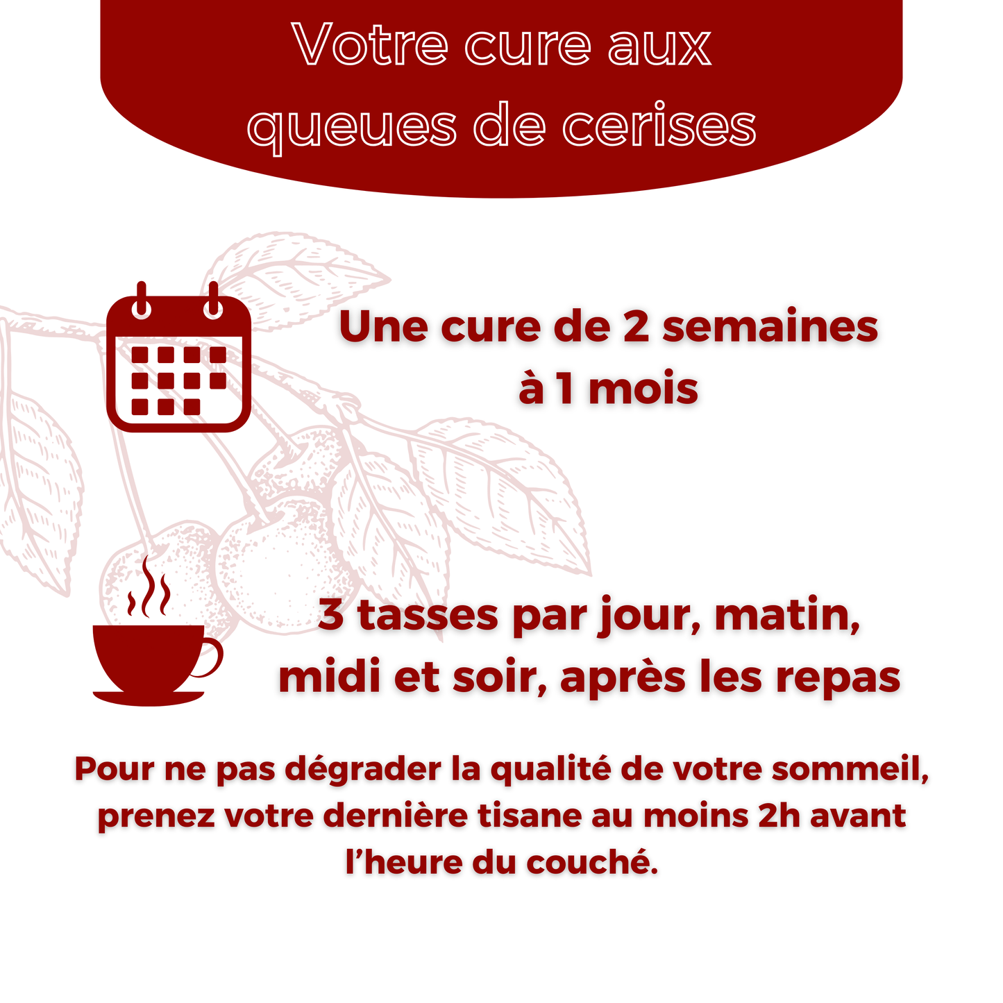 Queues de Cerises — Tisane Drainante & Détox | 100g