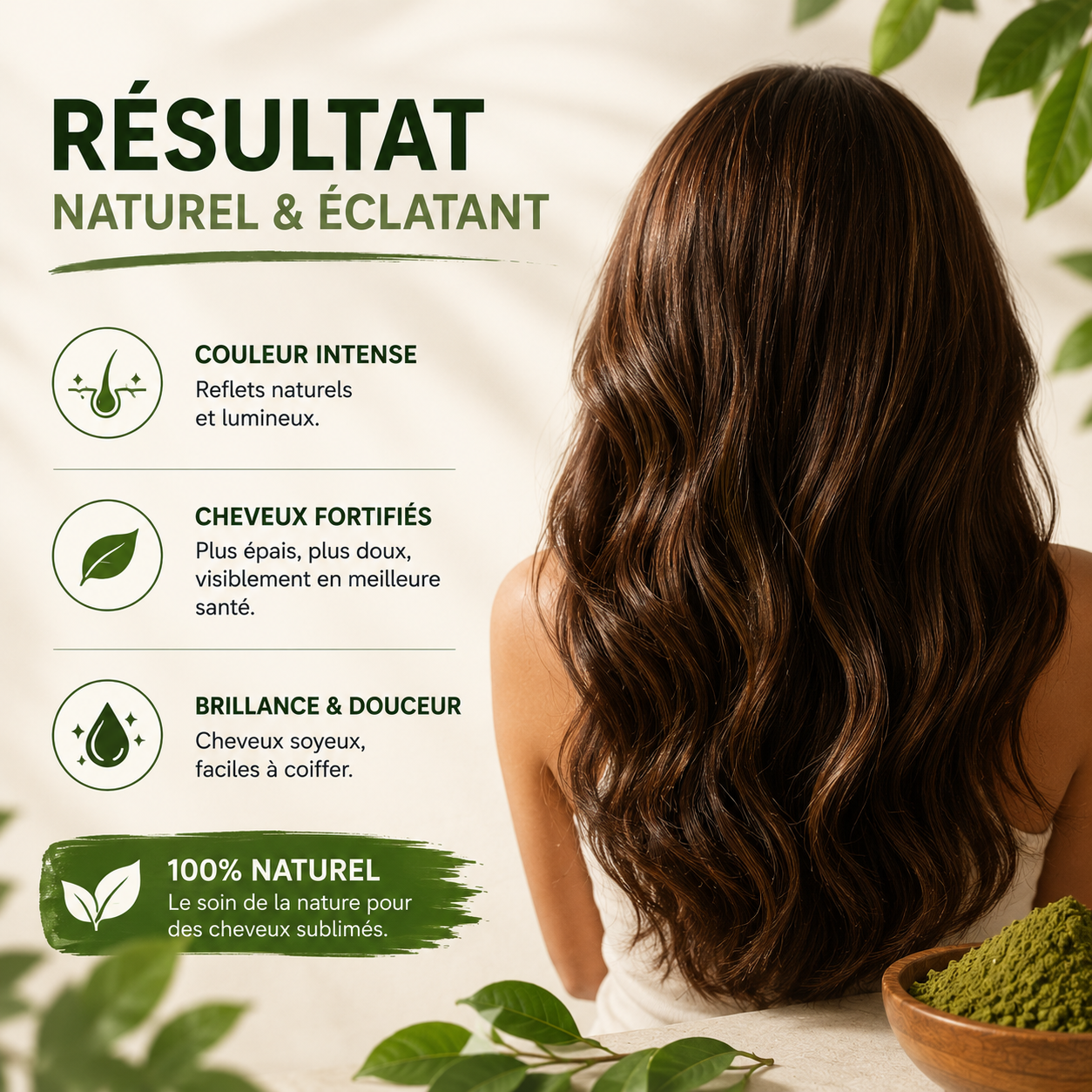 Poudre de Sidr — Jujubier du Maroc | Shampoing Végétal No-Poo