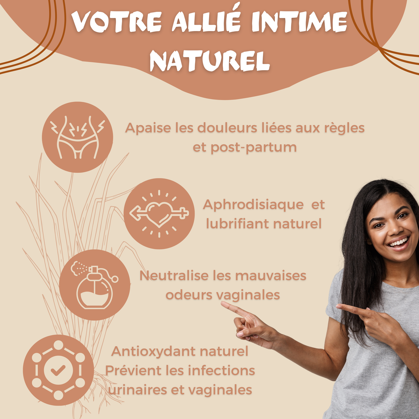 Khamaré — Gongoli — Vétiver | Bien-être Intime Féminin