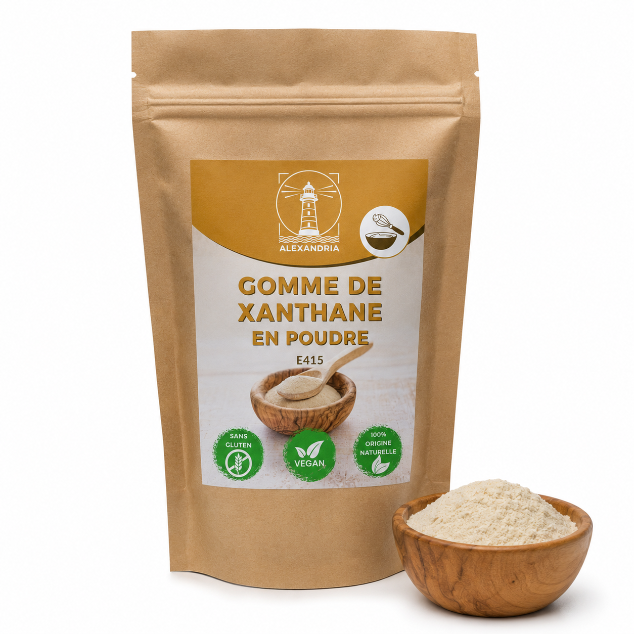 Gomme de Xanthane 100g | Épaississant Sans Gluten | Pâtisserie, Glaces & Desserts