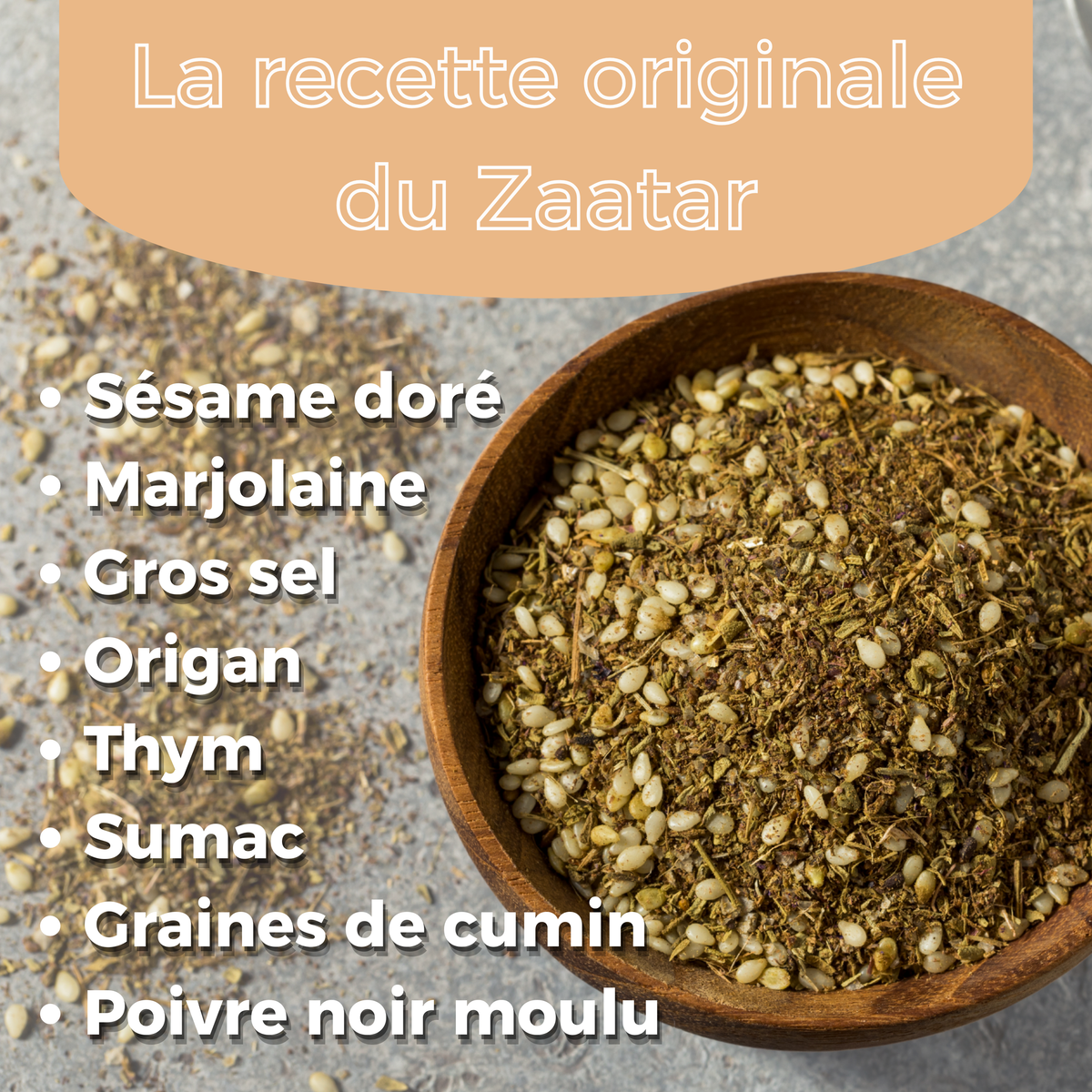 Zaatar Libanais — Sumac, Thym, Sésame | Zatar Zahatar