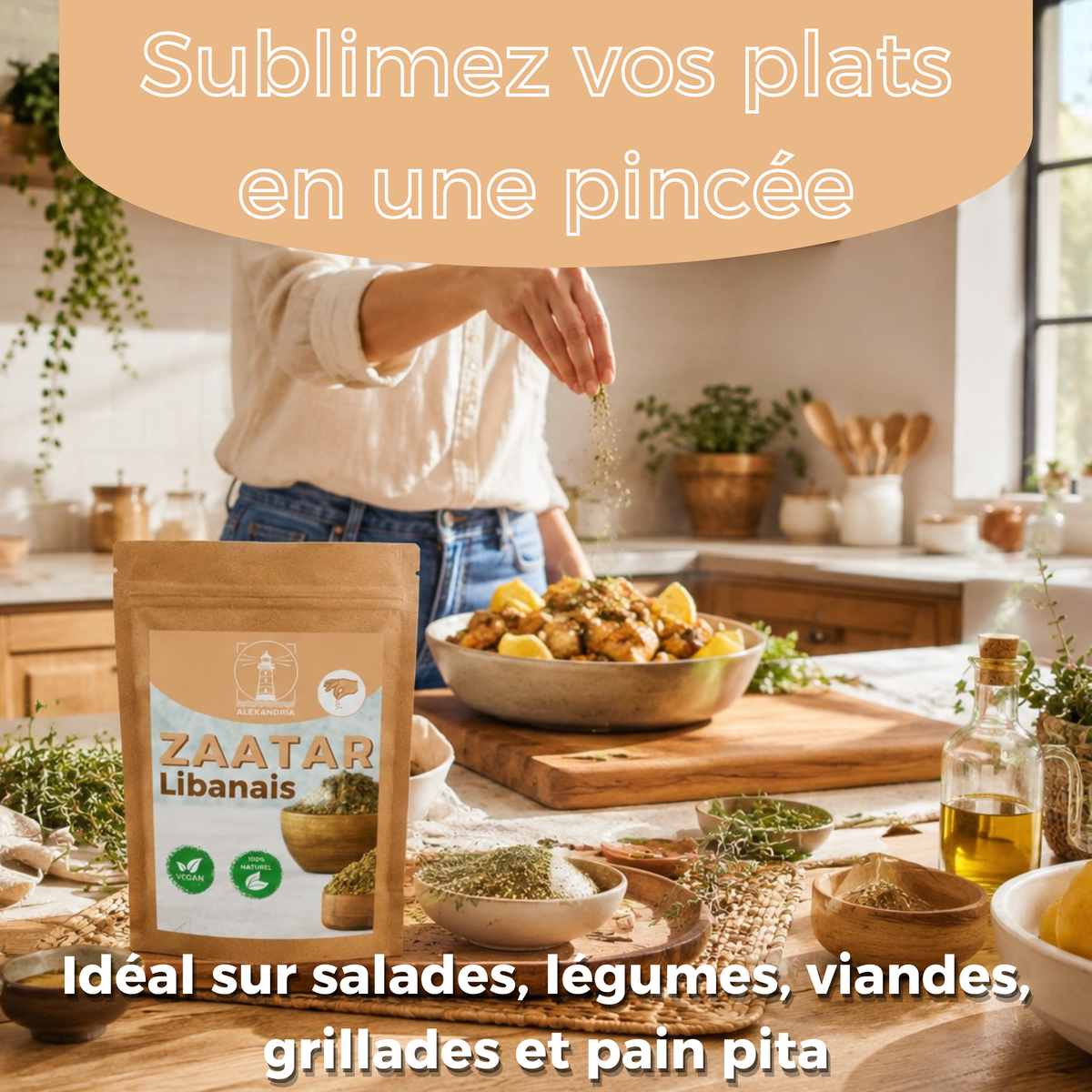 Zaatar Libanais — Sumac, Thym, Sésame | Zatar Zahatar